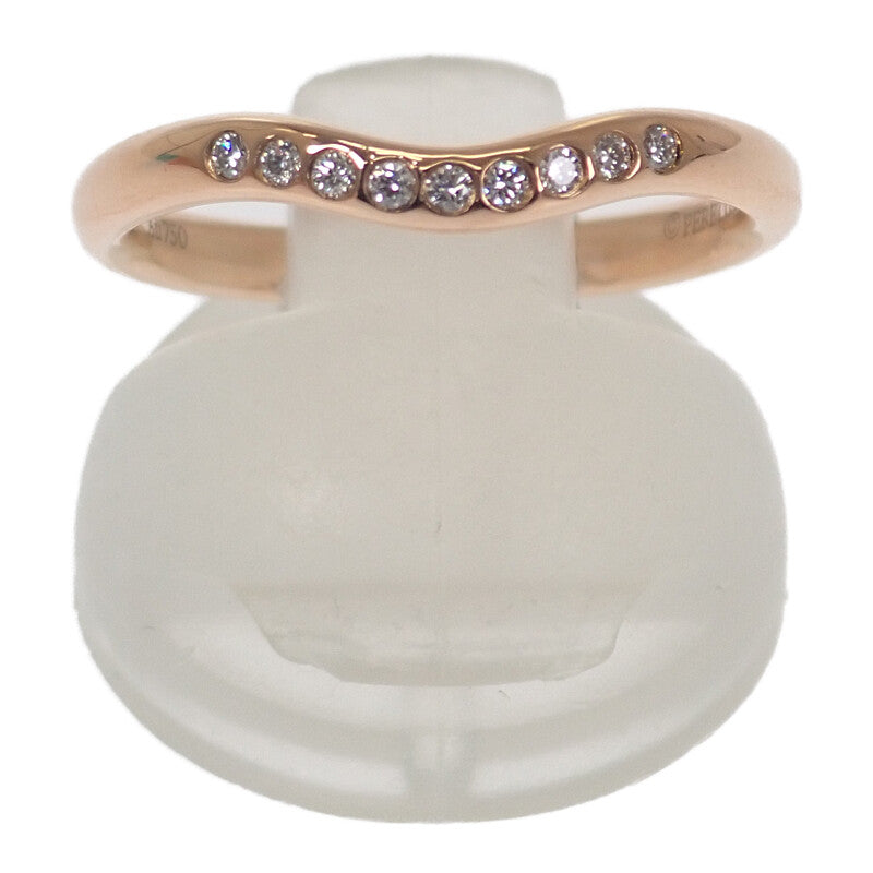 ティファニー TIFFANY&Co. カーブドバンド 60016593 リング K18ピンクゴールド 11.5号 ダイヤモンド レディース【中古】【Aランク】