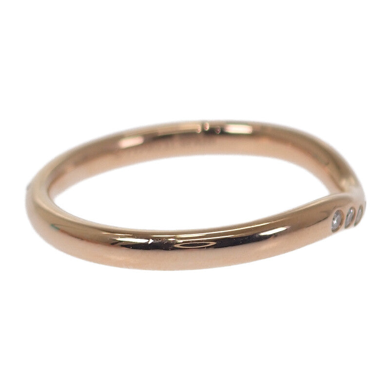 ティファニー TIFFANY&Co. カーブドバンド 60016593 リング K18ピンクゴールド 11.5号 ダイヤモンド レディース【中古】【Aランク】