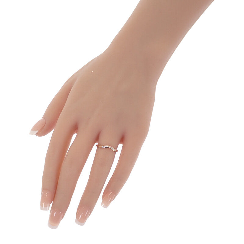 ティファニー TIFFANY&Co. カーブドバンド 60016593 リング K18ピンクゴールド 11.5号 ダイヤモンド レディース【中古】【Aランク】