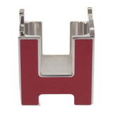 エルメス HERMES Hシュヴァル H603853S_01 スカーフリング メタル レッド ブラック レディース【中古】【Aランク】