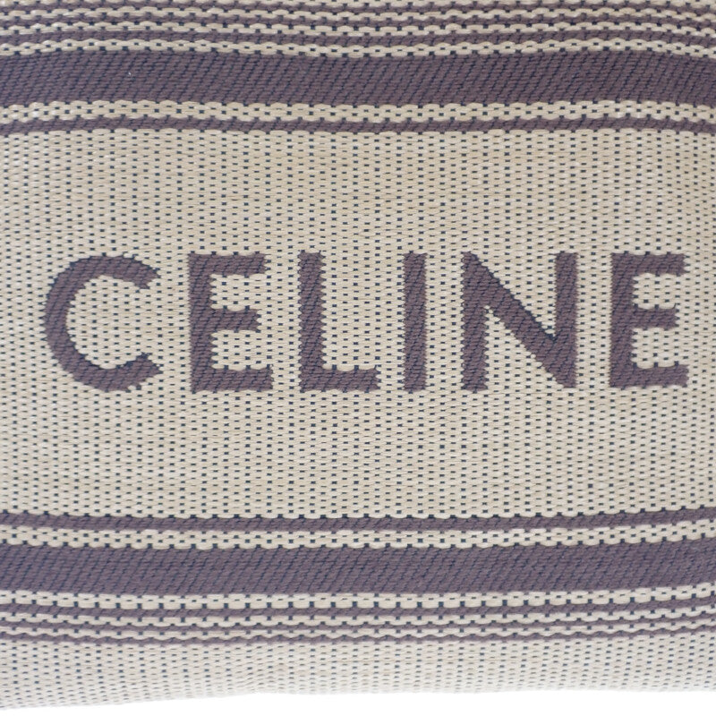 セリーヌ CELINE ミニカバトート 116992FRY.02NU 2WAYバッグ レザー ラフィア ブラウン レディース【中古】【Aランク】