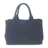 プラダ PRADA カナパトートS 1BG439 2WAYバッグ キャンバス ブラック シルバー金具 レディース【中古】【Aランク】