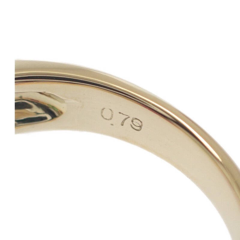 デザインジュエリー 14号 リング K18イエローゴールド グリーンガーネット ルビー レディース【中古】【Aランク】