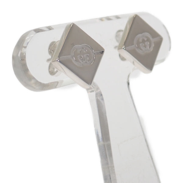 グッチ GUCCI ダイアゴナル 774033_J8400_8106 ピアス スターリングシルバー レディース【中古】【Aランク】