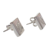 グッチ GUCCI ダイアゴナル 774033_J8400_8106 ピアス スターリングシルバー レディース【中古】【Aランク】