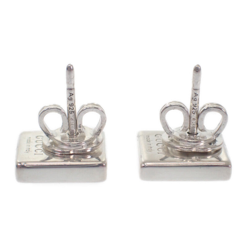 グッチ GUCCI ダイアゴナル 774033_J8400_8106 ピアス スターリングシルバー レディース【中古】【Aランク】