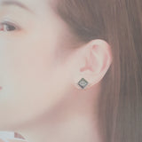 グッチ GUCCI ダイアゴナル 774033_J8400_8106 ピアス スターリングシルバー レディース【中古】【Aランク】