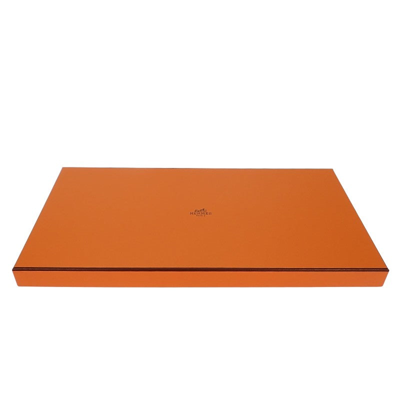 エルメス HERMES カレジェアン 140 船乗りのタトゥー・バンダナ 大判 243374S08 ストール カシミヤ シルク ブラウン レディース【中古】【SAランク】
