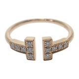 ティファニー TIFFANY&Co. Tワイヤー 60147315 リング K18ピンクゴールド 10号 ダイヤモンド レディース【中古】【Aランク】