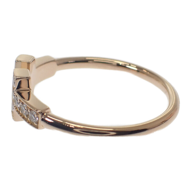 ティファニー TIFFANY&Co. Tワイヤー 60147315 リング K18ピンクゴールド 10号 ダイヤモンド レディース【中古】【Aランク】