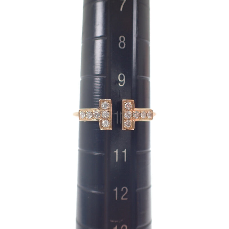 ティファニー TIFFANY&Co. Tワイヤー 60147315 リング K18ピンクゴールド 10号 ダイヤモンド レディース【中古】【Aランク】