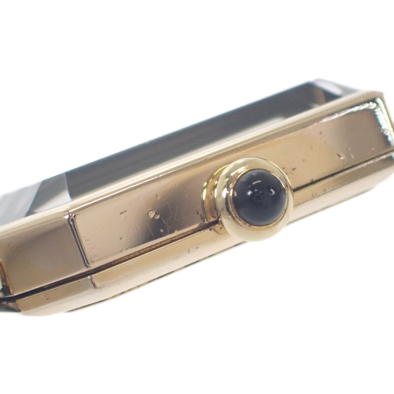 シャネル CHANEL プルミエール S H0001 腕時計 GP レザー クオーツ ブラック文字盤 レディース【中古】【ABランク】