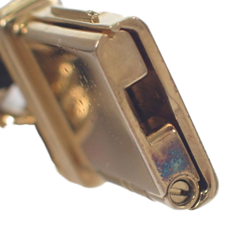 シャネル CHANEL プルミエール S H0001 腕時計 GP レザー クオーツ ブラック文字盤 レディース【中古】【ABランク】