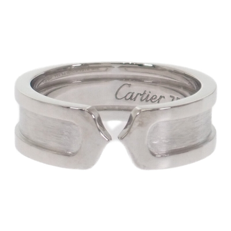 カルティエ CARTIER C2 13号 B4040553 リング K18ホワイトゴールド 53 レディース【中古】【Aランク】