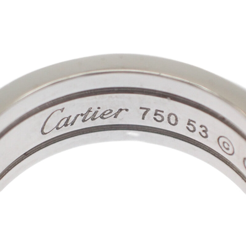 カルティエ CARTIER C2 13号 B4040553 リング K18ホワイトゴールド 53 レディース【中古】【Aランク】