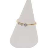 K18YG デザインジュエリー  リング K18イエローゴールド 10号 ダイヤモンド レディース【中古】【Aランク】