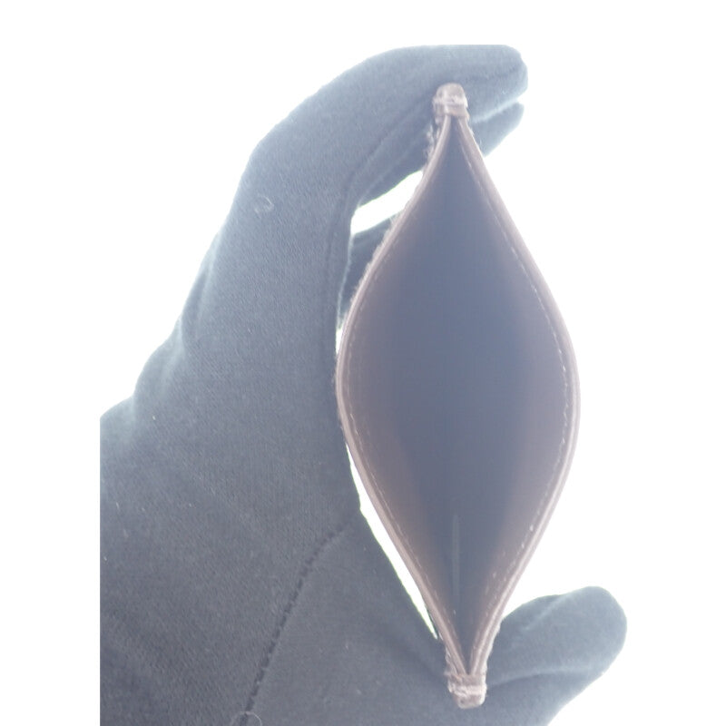 プラダ PRADA Re-Nylon×レザー 2MC025_384_F0C1B カードケース ナイロン ネイビー ダークブラウン レディース メンズ【中古】【Aランク】