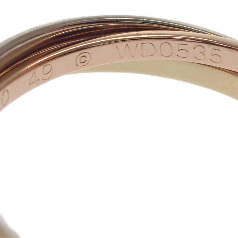 カルティエ CARTIER トリニティXS B4088949 リング K18イエローゴールド K18ピンクゴールド K18ホワイトゴールド 9号 レディース【中古】【Aランク】