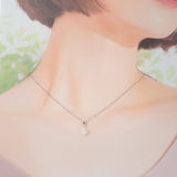 ミキモト MIKIMOTO ネックレス K18ホワイトゴールド パール レディース【中古】【Aランク】