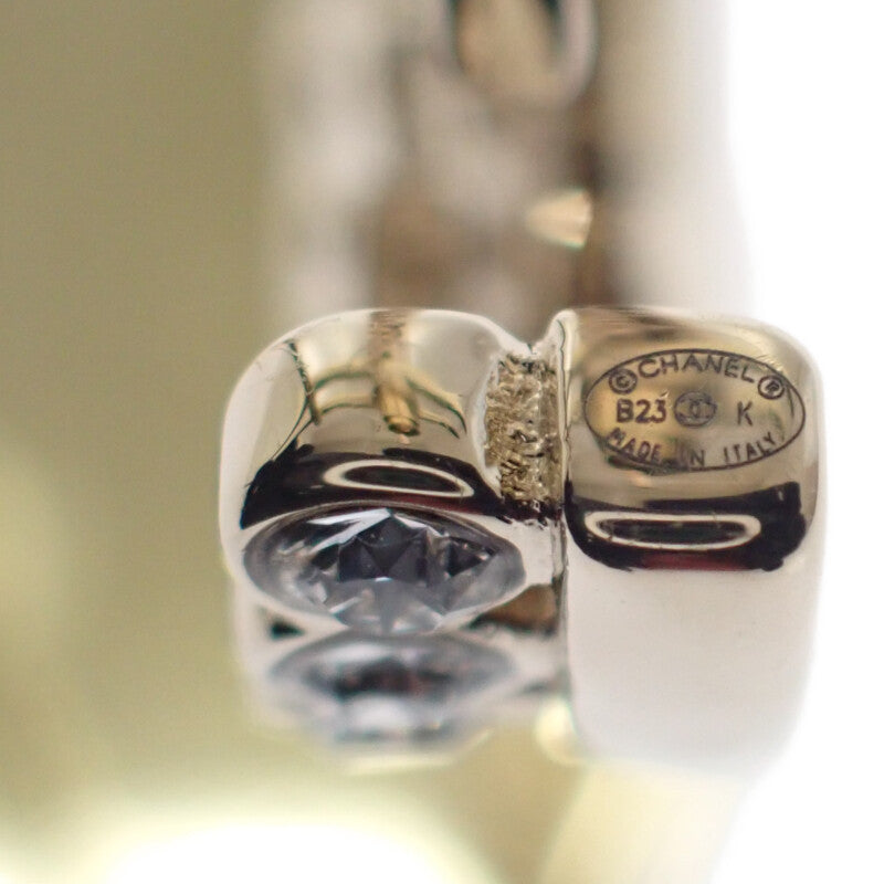 シャネル CHANEL CC フープ ピアス メタル ストラス ゴールド シャネル CHANEL CC フープ ピアス メタル ストラス ゴールド