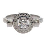 ブルガリ BVLGARI フリップ 9号 AN856302 リング K18ホワイトゴールド ダイヤモンド 49 レディース【中古】【Aランク】
