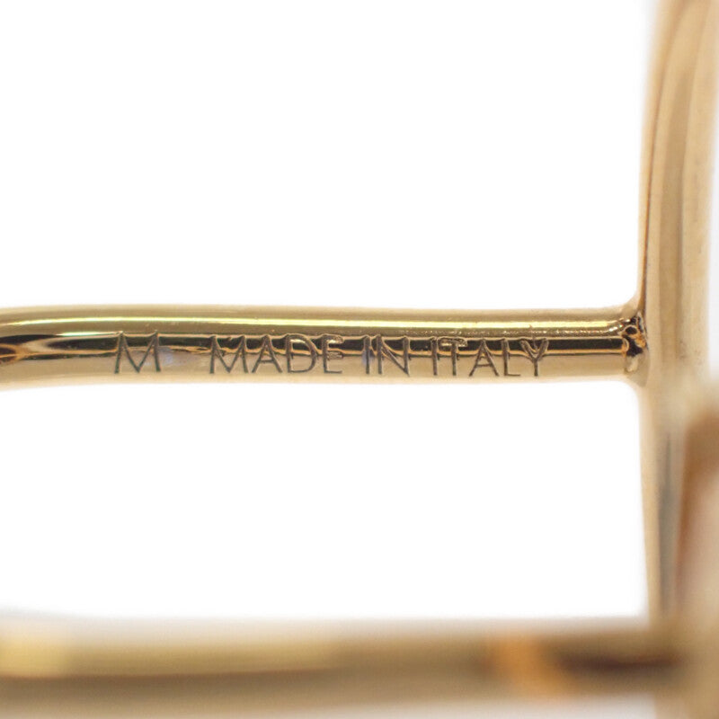 ルイヴィトン LOUIS VUITTON バーグLVエクリプス 13号 M00769 リング 金メッキ ゴールド レディース【中古】【Aランク】