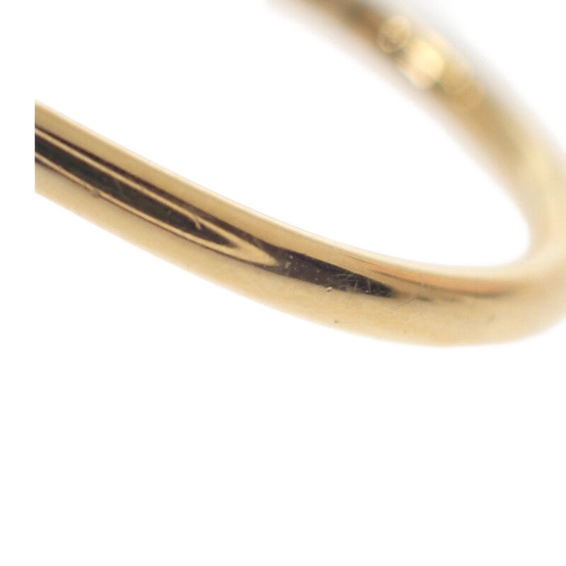 Louis Vuitton Bague LV Eclipse Ring, Size 11, M00769, Gold Plated, Gold, Ladies [Used] [A Rank]