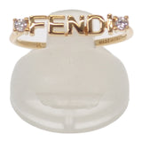 フェンディ FENDI ロゴ 14号 M 8AH393_6DM_F089U リング メタル ゴールド レディース【中古】【Aランク】