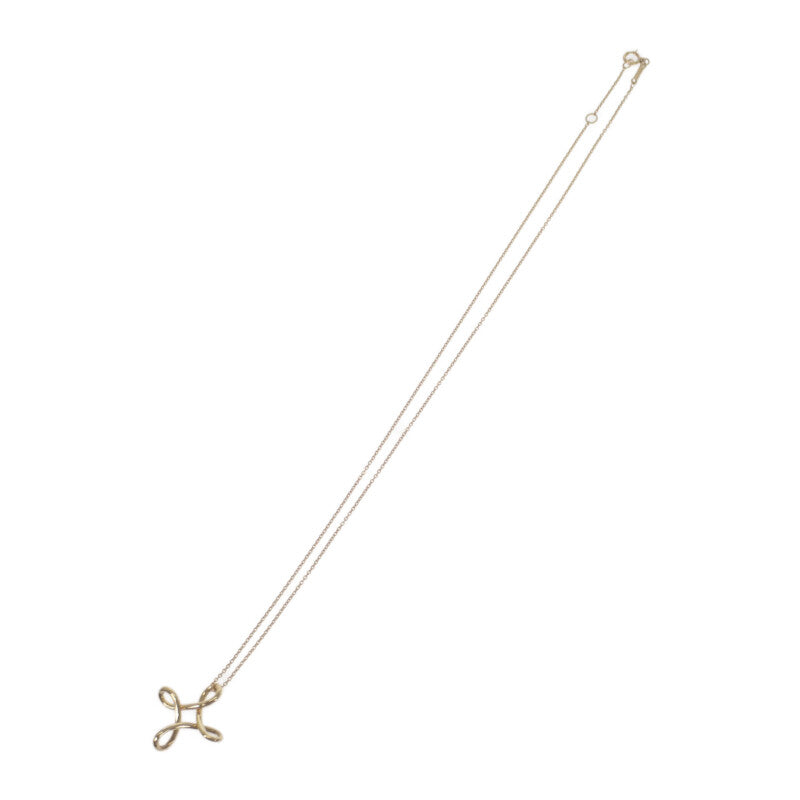 ティファニー TIFFANY&Co. インフィニティクロス ネックレス K18イエローゴールド レディース【中古】【Aランク】
