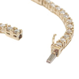 テニスブレス デザインジュエリー ブレスレット K18イエローゴールド ダイヤモンド メンズ レディース【中古】【Aランク】