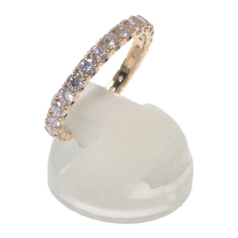 デザインジュエリー フルエタニティ リング K18イエローゴールド 11号