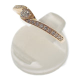 デザインジュエリー リング K18イエローゴールド 12号 ダイヤモンド レディース【中古】【Nランク】