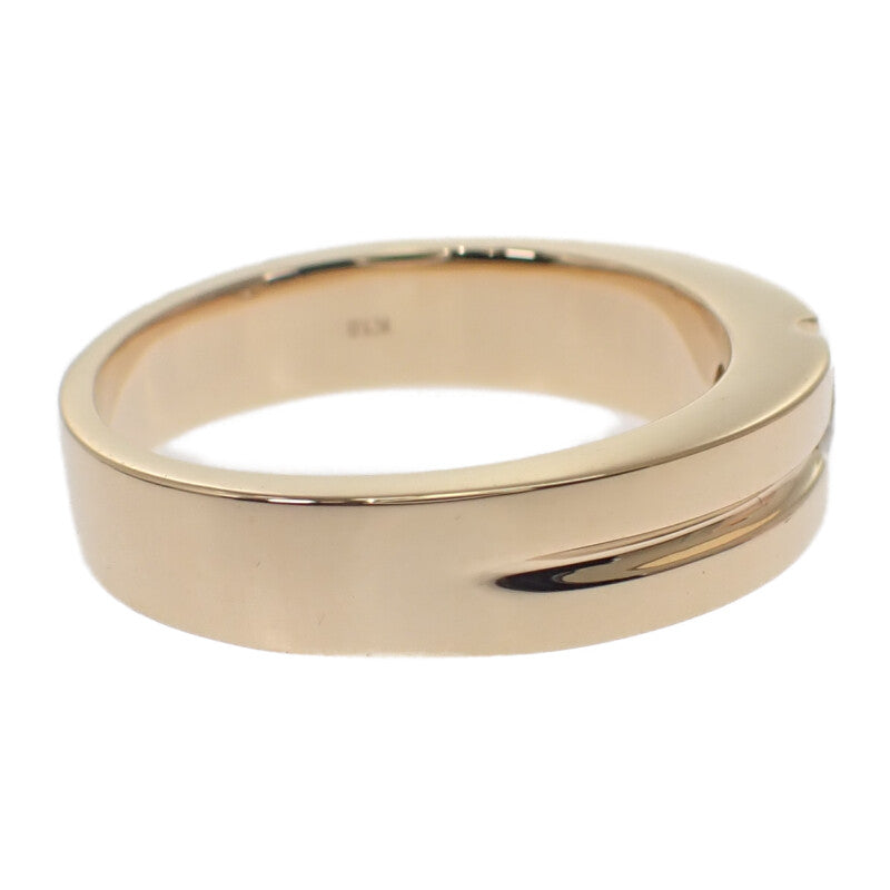 デザインジュエリー リング K18イエローゴールド 18号 ダイヤモンド メンズ レディース【中古】【Nランク】