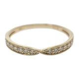 デザインジュエリー リング K18イエローゴールド 12号 ダイヤモンド レディース【中古】【Nランク】