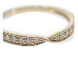 デザインジュエリー リング K18イエローゴールド 12号 ダイヤモンド レディース【中古】【Nランク】