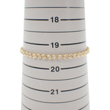 デザインジュエリー テニスブレス ブレスレット K18イエローゴールド ダイヤモンド メンズ レディース【中古】【Aランク】