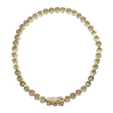 デザインジュエリー テニスブレス ブレスレット K18イエローゴールド ダイヤモンド メンズ レディース【中古】【Aランク】