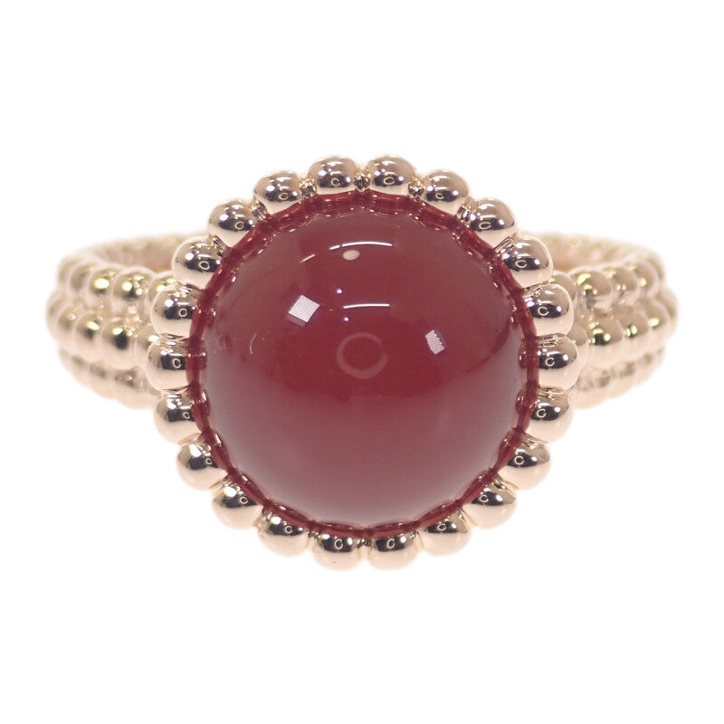 ヴァンクリーフ＆アーペル Van Cleef & Arpels ペルレ クルール 10.5号 VCARP4DR51 リング K18ピンクゴールド カーネリアン レディース【中古】【Aランク】