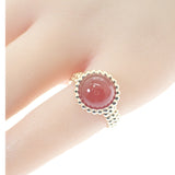 ヴァンクリーフ＆アーペル Van Cleef & Arpels ペルレ クルール 10.5号 VCARP4DR51 リング K18ピンクゴールド カーネリアン レディース【中古】【Aランク】