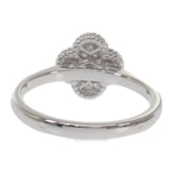 ヴァンクリーフ＆アーペル Van Cleef & Arpels スウィートアルハンブラ 12号 52 VCARO85852 リング K18ホワイトゴールド ダイヤモンド レディース【中古】【Aランク】
