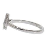 ヴァンクリーフ＆アーペル Van Cleef & Arpels スウィートアルハンブラ 12号 52 VCARO85852 リング K18ホワイトゴールド ダイヤモンド レディース【中古】【Aランク】