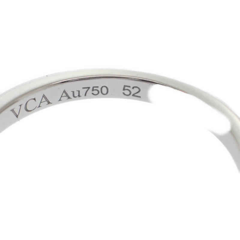 ヴァンクリーフ＆アーペル Van Cleef & Arpels スウィートアルハンブラ 12号 52 VCARO85852 リング K18ホワイトゴールド ダイヤモンド レディース【中古】【Aランク】