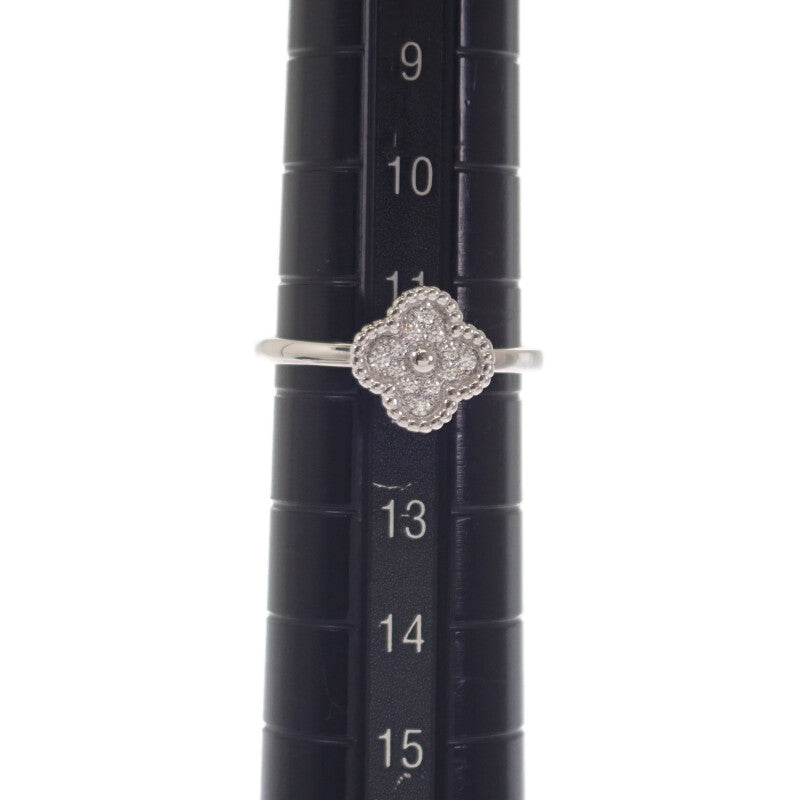 ヴァンクリーフ＆アーペル Van Cleef & Arpels スウィートアルハンブラ 12号 52 VCARO85852 リング K18ホワイトゴールド ダイヤモンド レディース【中古】【Aランク】