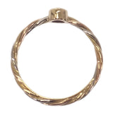 カルティエ CARTIER ツイスト 9.5号 リング K18イエローゴールド K18ピンクゴールド K18ホワイトゴールド ダイヤモンド 50 レディース【中古】【Aランク】