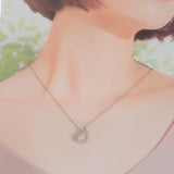 ポンテヴェキオ Ponte Vecchio エモツィオーネ GL0003N110WDWG ネックレス K18ホワイトゴールド ダイヤモンド レディース【中古】【Aランク】