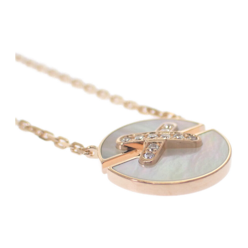 ショーメ Chaumet ジュドゥリアンハーモニー スモールモデル 084220-000 ネックレス K18ピンクゴールド ダイヤモンド マザーオブパール レディース【中古】【Aランク】