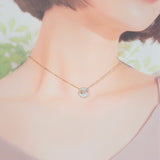 ショーメ Chaumet ジュドゥリアンハーモニー スモールモデル 084220-000 ネックレス K18ピンクゴールド ダイヤモンド マザーオブパール レディース【中古】【Aランク】