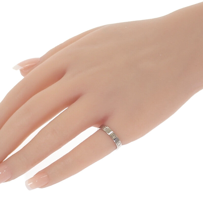 カルティエ CARTIER ミニ ラブ 11号 B4085151 リング K18ホワイトゴールド 51 レディース【中古】【Aランク】