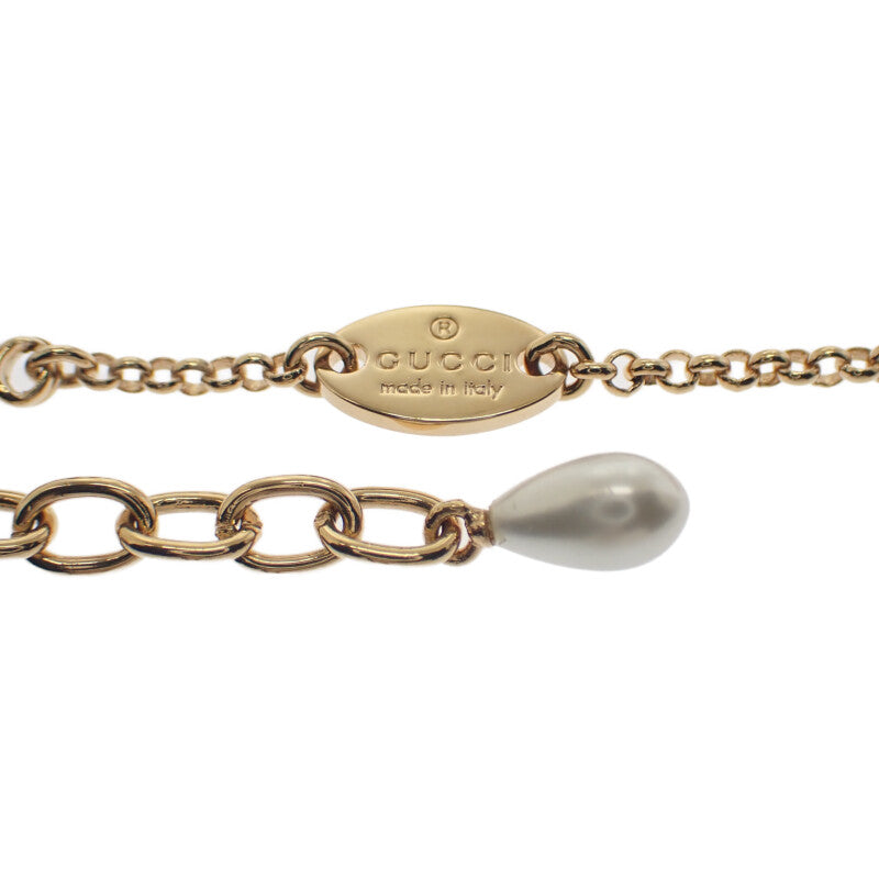 グッチ GUCCI ブロンディチャーム 837340_J9740_8519 ブレスレット 金メッキ レディース【中古】【Aランク】