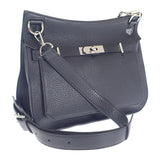 エルメス HERMES ジプシエール28 ショルダーバッグ トリヨンクレマンス ブラック シルバー金具 レディース【中古】【Aランク】